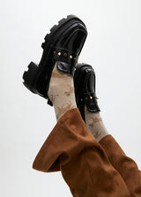 MOCASSIM LOLA CASADMNT BICO QUADRADO C/ DETALHES TACHAS - Carla Valente