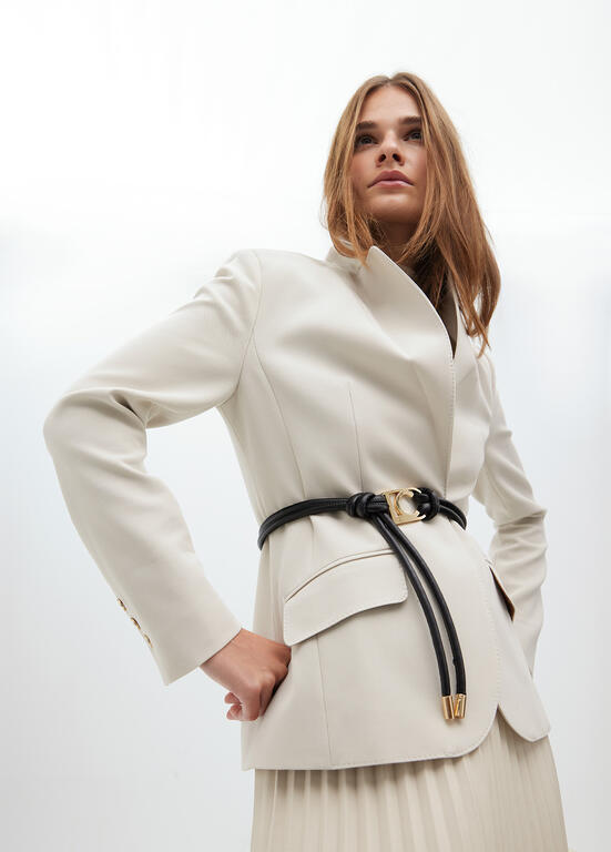 CINTO LOLA CASADMNT DE TIRAS ECO PELE LOGO OVAL - Carla Valente