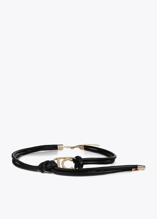 CINTO LOLA CASADMNT DE TIRAS ECO PELE LOGO OVAL - Carla Valente