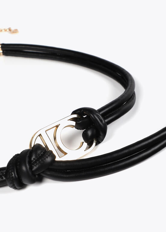 CINTO LOLA CASADMNT DE TIRAS ECO PELE LOGO OVAL - Carla Valente