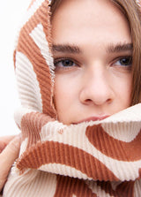 LENÇO LOLA CASADMNT PLISSADO DE DOIS TONS - Carla Valente