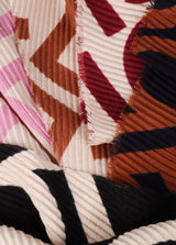 LENÇO LOLA CASADMNT PLISSADO DE DOIS TONS - Carla Valente