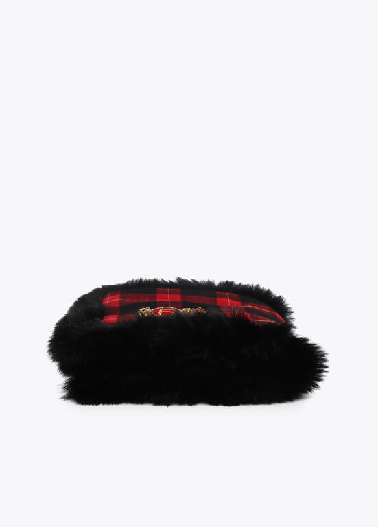 CACHECOL LOLA CASADMNT DUPLA FACE DE PELE TARTAN E XADREZ - Carla Valente