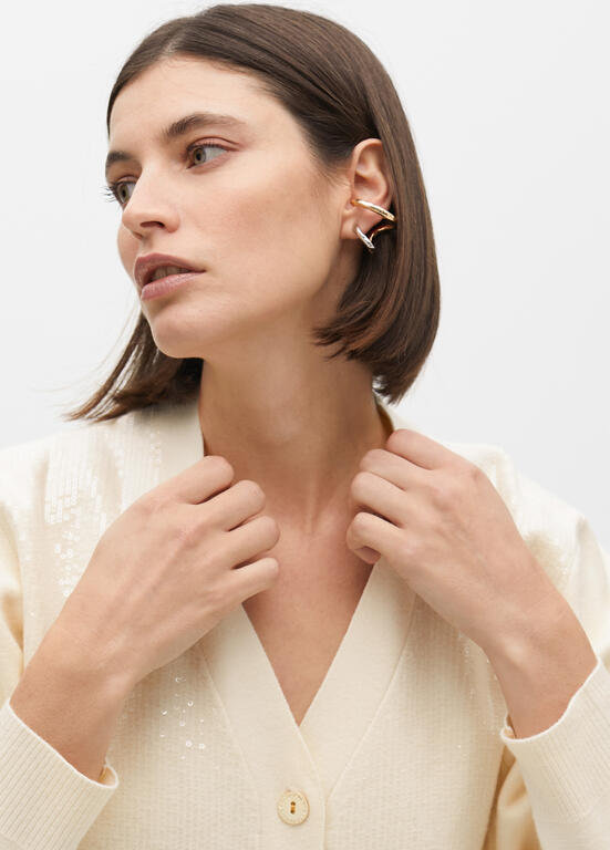 CARDIGAN LOLA CASADMNT DE MALHA LANTEJOS - Carla Valente