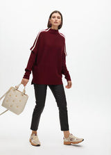 SWEATER LOLA CASADMNT MANGA COM CONTRASTE - Carla Valente