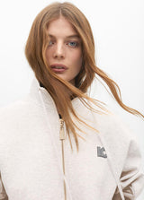 SWEATSHIRT LOLA CASADMNT COM ZIP  DETALHE LATERAL - Carla Valente