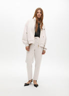 SWEATSHIRT LOLA CASADMNT COM ZIP  DETALHE LATERAL - Carla Valente