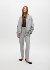 SWEATSHIRT LOLA CASADMNT COM ZIP  DETALHE LATERAL - Carla Valente