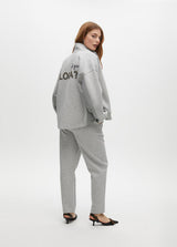 SWEATSHIRT LOLA CASADMNT COM ZIP  DETALHE LATERAL - Carla Valente
