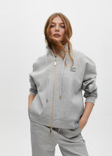 SWEATSHIRT LOLA CASADMNT COM ZIP  DETALHE LATERAL - Carla Valente