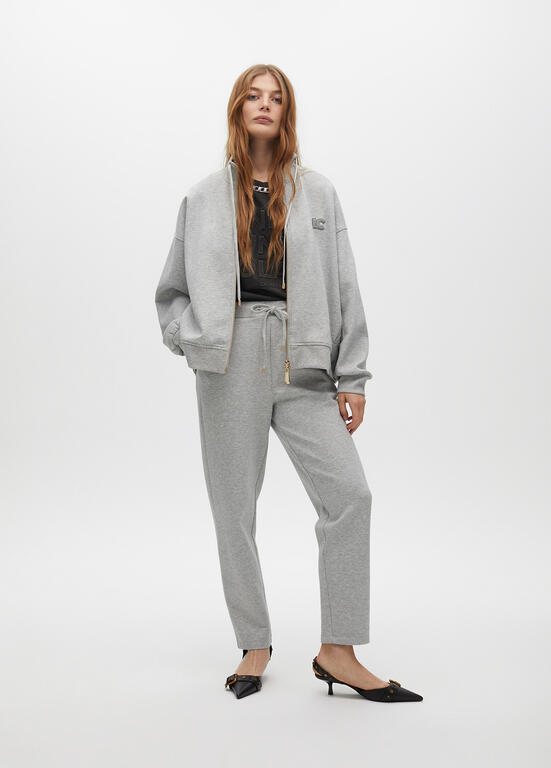 SWEATSHIRT LOLA CASADMNT COM ZIP  DETALHE LATERAL - Carla Valente