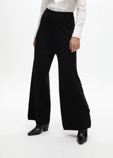 CALÇA  LOLA CASADMMNT RETA DE MALHA TACHAS LATERAIS - Carla Valente