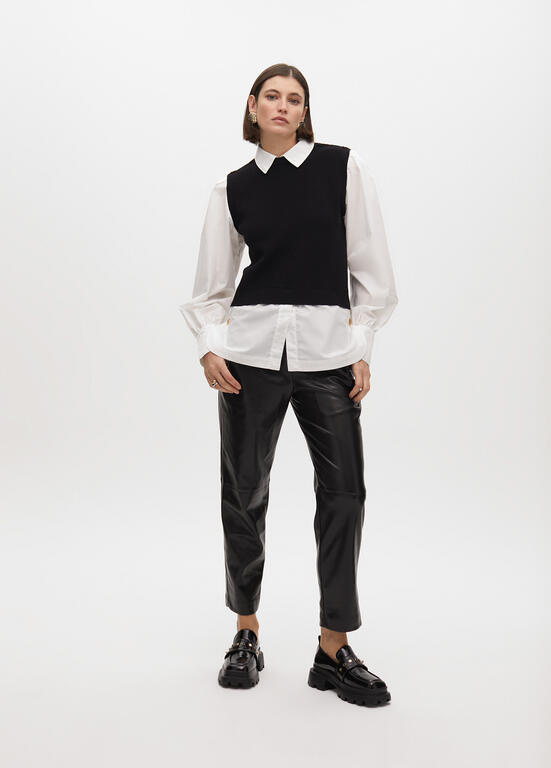 CALÇA LOLA CASADMNT JOGGER ECO PELE - Carla Valente