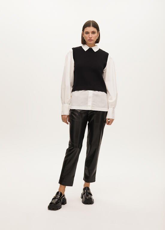 CALÇA LOLA CASADMNT JOGGER ECO PELE - Carla Valente