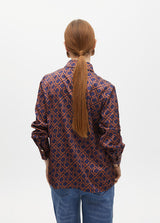 CAMISA LOLA CASADMNT ESTAMPA LOGOTIPADA EM CETIM - Carla Valente