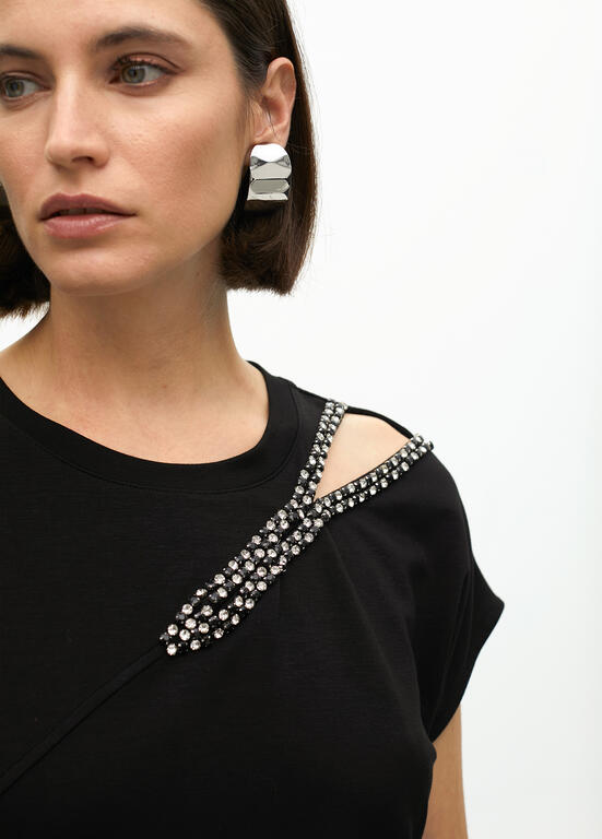 T-SHIRT LOLA CASADMNT COM ABERTURA NO OMBRO - Carla Valente