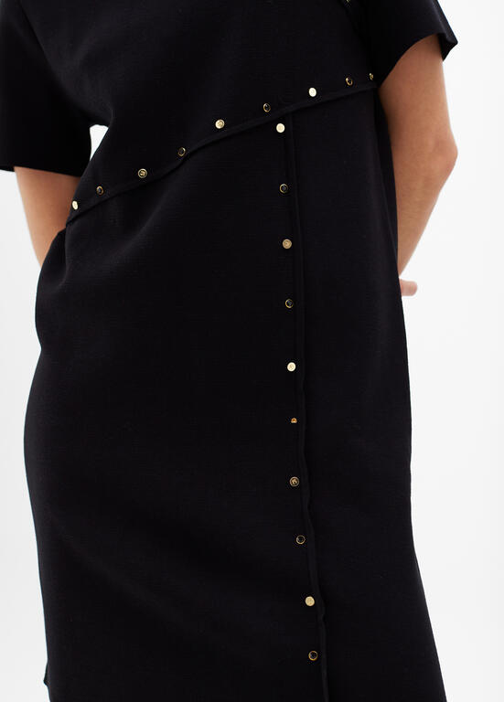 VESTIDO LOLA CASADMNT MALHA CURTO COM TACHAS - Carla Valente