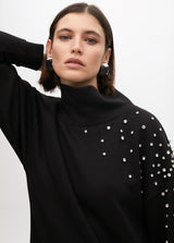 VESTIDO LOLA CASADMNT COM DETALHE DE JÓIAS NA MANGA - Carla Valente