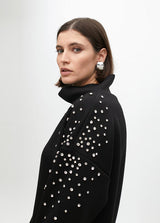 VESTIDO LOLA CASADMNT COM DETALHE DE JÓIAS NA MANGA - Carla Valente