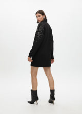 VESTIDO LOLA CASADMNT COM DETALHE DE JÓIAS NA MANGA - Carla Valente