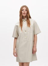 VESTIDO LOLA CASADMNT OVERSIZE MIDI ECO PELE - Carla Valente