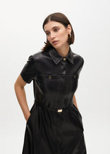 VESTIDO LOLA CASADMNT EVASÊ ECO PELE COM CINTO - Carla Valente