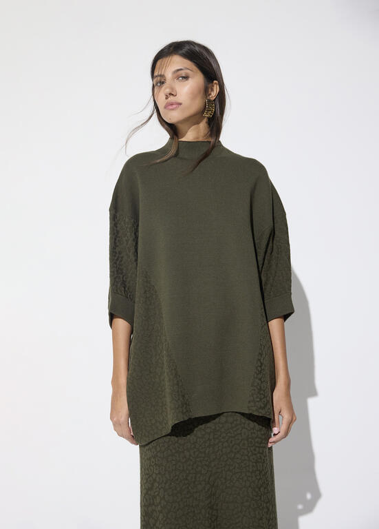SUÉTER LOLA CASADMUNT JACQUARD LEOPARDO - Carla Valente
