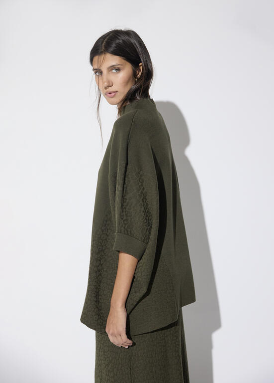 SUÉTER LOLA CASADMUNT JACQUARD LEOPARDO - Carla Valente