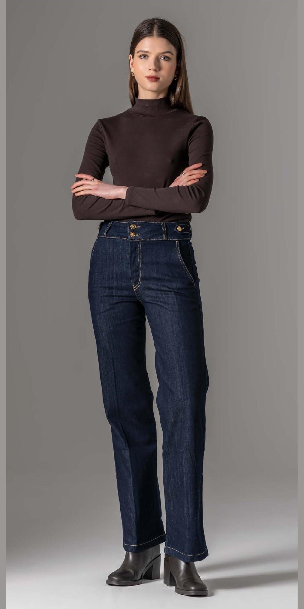 Pantalona LiberJeans Elisa Denim - vista frontal