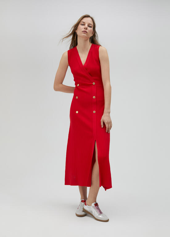 VESTIDO LOLA CASADMNT MALHA MIDI - Carla Valente