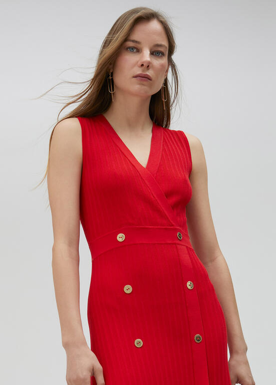 VESTIDO LOLA CASADMNT MALHA MIDI - Carla Valente