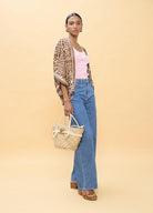 QUIMONO LOLA CASADMNT ESTAMPADO COM MANS - Carla Valente