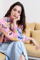 BOMBER LOLA CASADEMUNT DE CETIM ESTAMPADO ANML PRINT - Carla Valente
