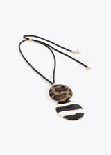COLAR LOLA CASADMNT LARGO PENDENTE ANIMAL PRINT - Carla Valente