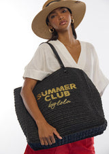 BOLSA LOLA CASADMNT DESTRUTURADO RAFIA SUMMER CLUB - Carla Valente