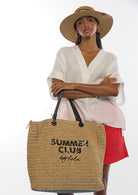 BOLSA LOLA CASADMNT DESTRUTURADO RAFIA SUMMER CLUB - Carla Valente