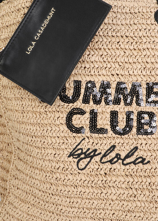 BOLSA LOLA CASADMNT DESTRUTURADO RAFIA SUMMER CLUB - Carla Valente