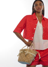 MINI SACOLA LOLA CASADMNT DETALHES EFEITO PELE - Carla Valente