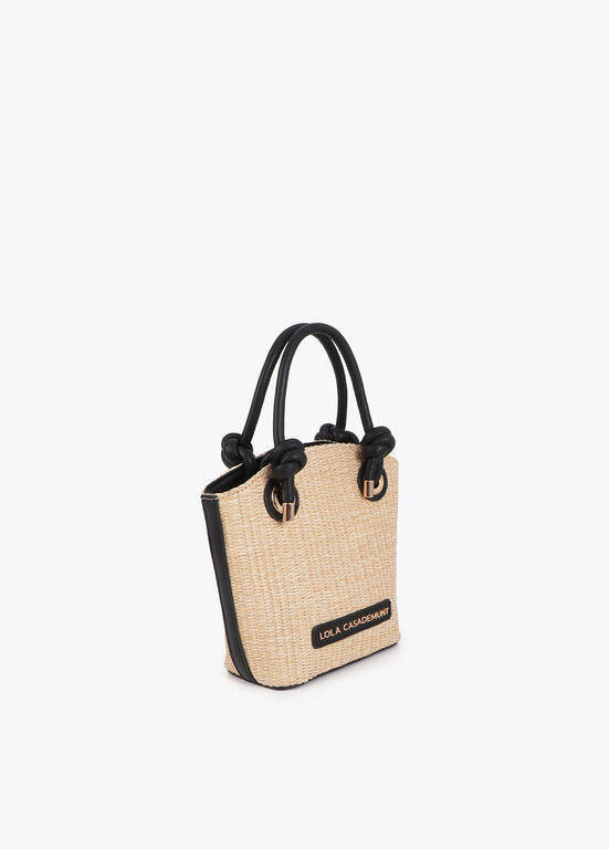 BOLSA LOLA CASADMNT EFEITO RAFIA E PELE - Carla Valente