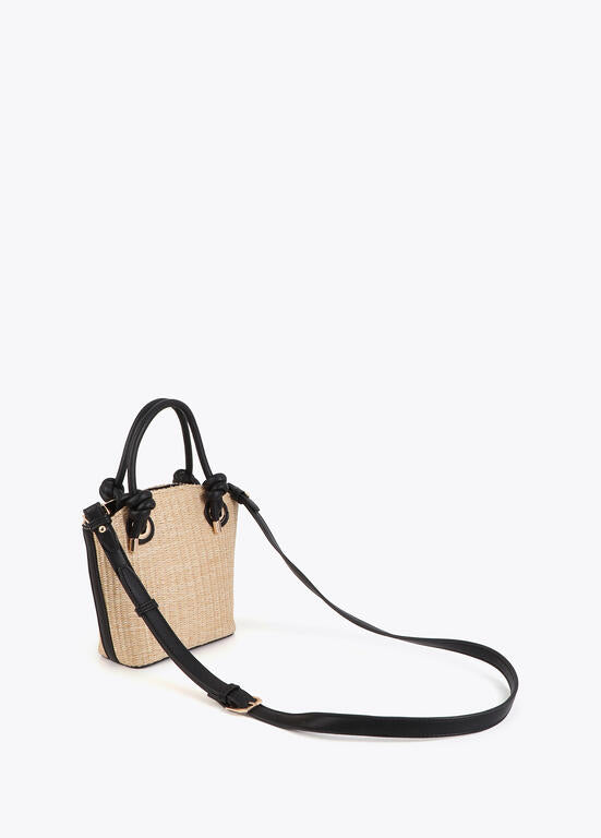 BOLSA LOLA CASADMNT EFEITO RAFIA E PELE - Carla Valente