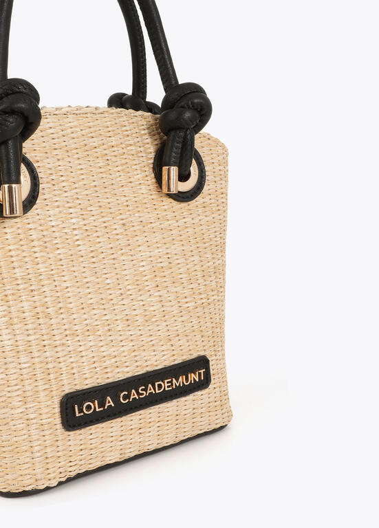 BOLSA LOLA CASADMNT EFEITO RAFIA E PELE - Carla Valente