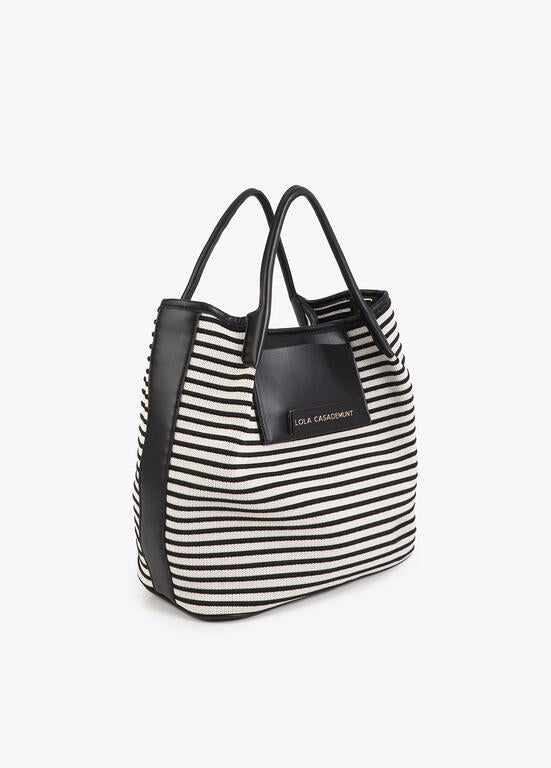 SHOPPER LOLA CASADMNT TECIDO RISCAS EFEITO PELE - Carla Valente