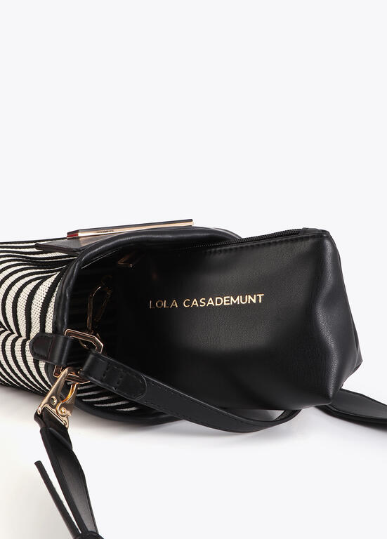 BANDOLERA LOLA CASADMNT TECIDO RISCAS EFEITO PELE - Carla Valente