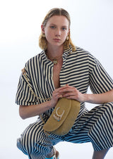 BOLSA LOLA CASADMNT EVENTO RÁFIA LOGO LEOPARDO - Carla Valente