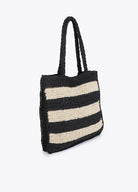 BOLSA LOLA CASADMNT EFEITO RAFIA E RISCAS BORDADO 3D - Carla Valente