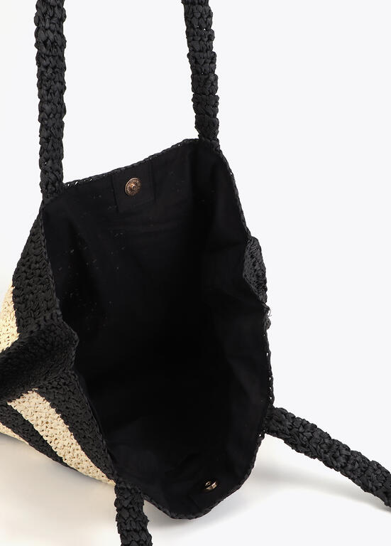 BOLSA LOLA CASADMNT EFEITO RAFIA E RISCAS BORDADO 3D - Carla Valente