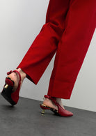 SAPATO LOLA CASADMNT SALTO ALTO DETALHE LAÇO - Carla Valente