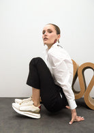 TÉNIS LOLA CASADMNT PLATAFORMA BICOLOR DETALHES PELE - Carla Valente