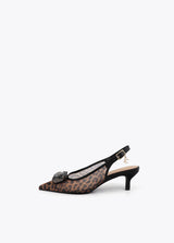 SAPATO LOLA CASADMNT SALTO ALTO REDE ANIMAL PRINT - Carla Valente