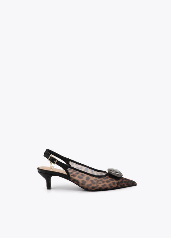 SAPATO LOLA CASADMNT SALTO ALTO REDE ANIMAL PRINT - Carla Valente